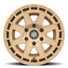 JK/JL/JT (17×8.50) 5 x COMPASS SATIN BRASS 5×5 -6 OFFSET