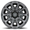 TUNDRA (17×8.50) 4 THRUST SMOKED SATIN BLACK TINT 5×150 +25 Offset
