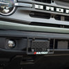 BUILTRIGHT | BUMPER STANDARD PLASTIC LICENSE PLATE MOUNT |  2021+ BRONCO