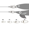MAJOR CRAFT STAINLESS STEEL OTOKU SNAP SIZE-2