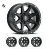 RAM 1500 (17×8.50) 4x REBOUND SATIN BLACK 6×5.5″ (0 OFFSET)