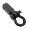 2-inch Receiver Mounted D-Ring Shackle (Black)