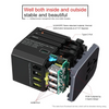 Travel Adapter with 4 USB ports & 1 USB-C port
