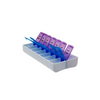 Travelest 7 Day Pill Case with 14 Compartments Blue/Purple