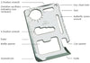 STAINLESS 11 IN 1 MULTI- TOOL CARD