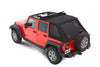 BESTOP | TREKTOP SLANTBACK SOFT TOP  | JK 4DR 2007-2017 | BLACK DIAMOND