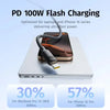 Baseus Foamed Silicone Fast Charging Data Cable USB-C to USB-C 100W 2m - Comic Black