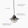 Barebones Living Edison Pendant Light Red