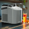 Porodo Lifestyle Instant Bullet Ice Maker With Transparent Lid - Silver