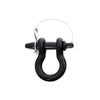 3/4″ Quick Disconnect D-Ring Shackle (Black)