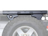 Spare wheel mounted shelf