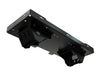 Spare wheel mounted shelf