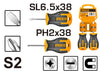 Ingco - 2pcs Screwdriver Set