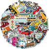 Cartoon Car Transportation Sticker Pack (40 Pcs)