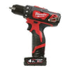 Milwaukee  - M12BDD-202C 12V Drill Driver Li-ion