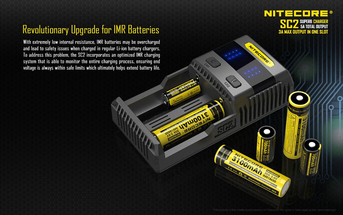 Nitecore - Superb Charger SC2