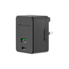 Powerology - Ultra-Quick PD Charger Dual Ports 36W (Black)