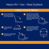 Malo'o - DryRack RV / Van / Boat Edition