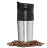 Coffee Maker With Rechargeable Electric Ceramic Coffee Grinder Travel Mug